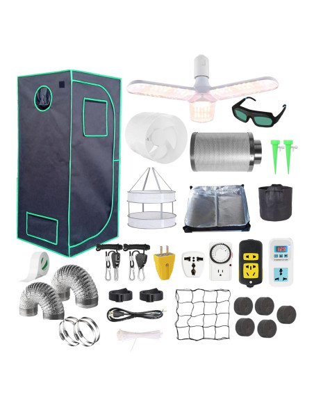 Kit Completo Carpa de Cultivo iMeshbean 61x61x140cm LED 38W