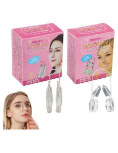 Juego de Clips Elevadores de Nariz Xorim - Silicona Transparente