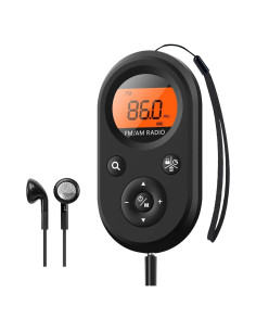 Radio Portátil AM/FM Moliao MI01 con Auriculares Estéreo