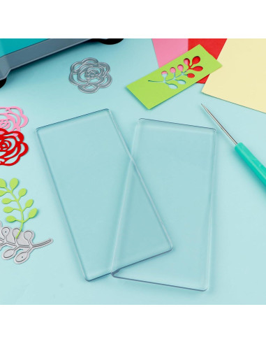 Almohadillas de Corte BAOFALI 2 Pcs Plástico Policarbonato 14x6.5cm