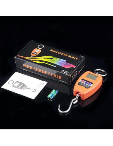 Balanza Digital Colgante Goture 200kg Pantalla LED Portátil