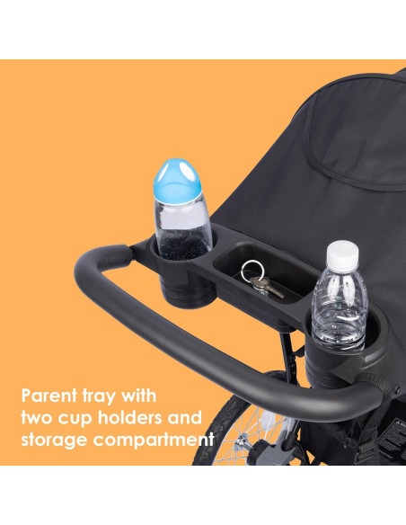 Carriola para Correr Baby Trend JG02F62A Negra 100% Poliester