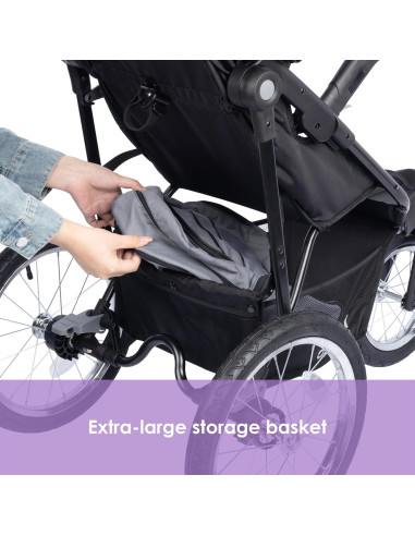 Carriola para Correr Baby Trend JG02F62A Negra 100% Poliester
