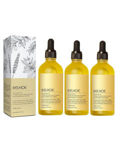 Aceite de Crecimiento Capilar Vegano Carvenchi 3 x 60ml