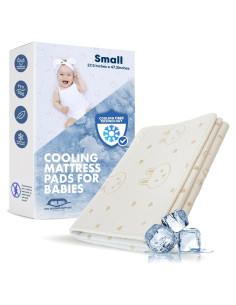 Colchón Protector para Cuna GML - Enfriamiento Hipoalergénico 70x119cm