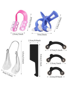 5 Clips de Elevación de Nariz de Silicona Frienda - Moldeadores 2