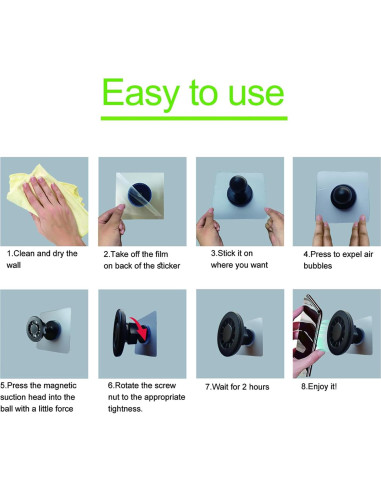 Soporte para teléfono ajustable YEEYOGA MagSafe 360 negro