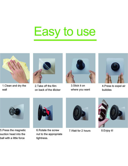 Soporte para teléfono ajustable YEEYOGA MagSafe 360 negro