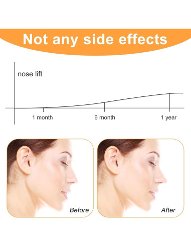 6 Pares Modeladores de Nariz HJZHII - Clips Elevadores Reutilizables