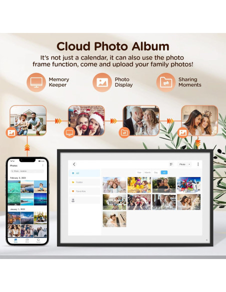 Calendario Digital 15.6" Full HD APOFIAL - Organizador Familiar Calendario Digital 15.6" Full HD APOFIAL - Organizador Familiar