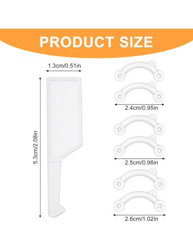 6 Pares Modeladores de Nariz HJZHII - Clips Elevadores Reutilizables