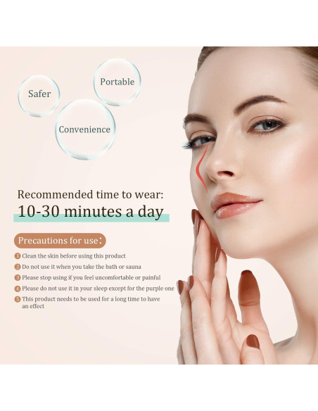 5 Clips de Elevación de Nariz de Silicona Frienda - Moldeadores