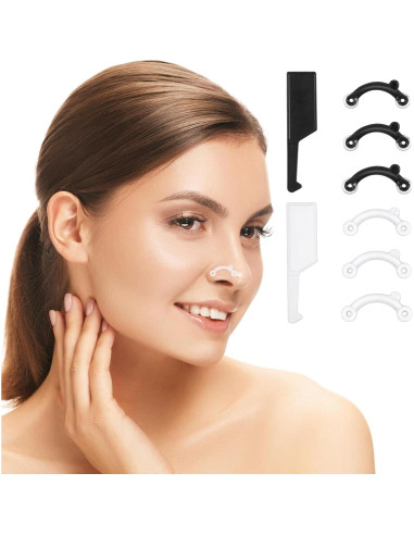 6 Pares Modeladores de Nariz HJZHII - Clips Elevadores Reutilizables