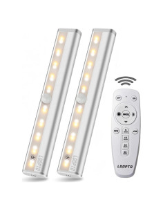 Luces LED Bajo Gabinete LDOPTO Inalámbricas 2 Paquete