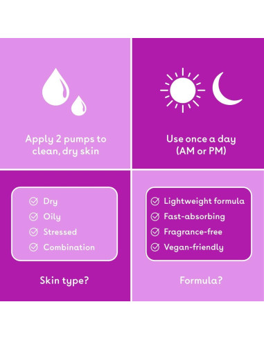 Suero Facial Equilibrante Q+A Ácido Azelaico 30ml con Zinc PCA