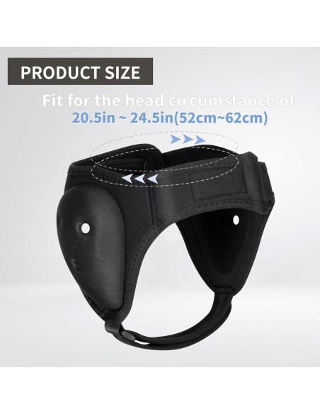 Cabezal de Lucha Koalarun Ajustable para BJJ y MMA - Negro