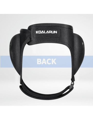Cabezal de Lucha Koalarun Ajustable para BJJ y MMA - Negro