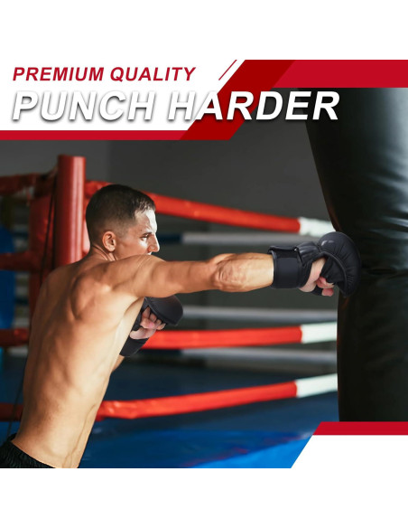 Guantes de MMA Valchiria para Sparring y Entrenamiento Negro