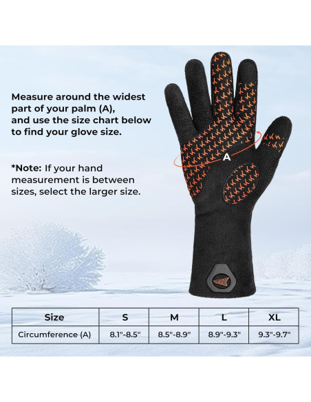 Guantes de Pesca Impermeables KastKing HydroSense - Talla Pequeña