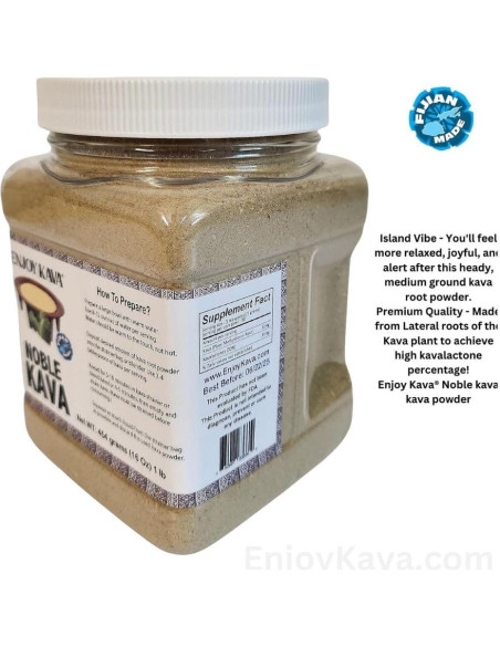 Jarabe de Kava Noble 473ml Disfruta Kava Fiji