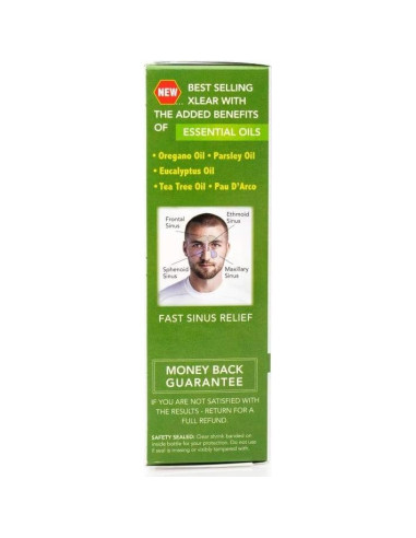 Spray Nasal Natural Xlear Rescue con Xilitol 44.36 ml - Paquete de 2