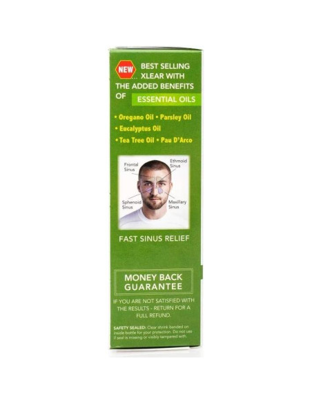 Spray Nasal Natural Xlear Rescue con Xilitol 44.36 ml - Paquete de 2