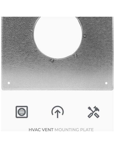 Brida de Conector de Conducto HVAC OV 4" Acero Galvanizado