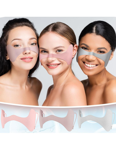 Geyoga 3 Pcs Máscara Solar Unisex para Ojos - Protección UV