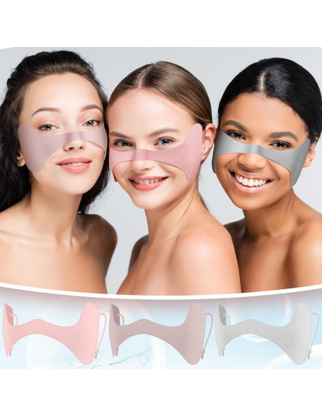 Geyoga 3 Pcs Máscara Solar Unisex para Ojos - Protección UV