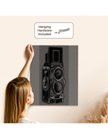 Envoltura de Lienzo 3dRose Cámara Vintage 40.64x50.8 cm