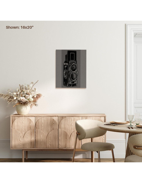 Envoltura de Lienzo 3dRose Cámara Vintage 40.64x50.8 cm