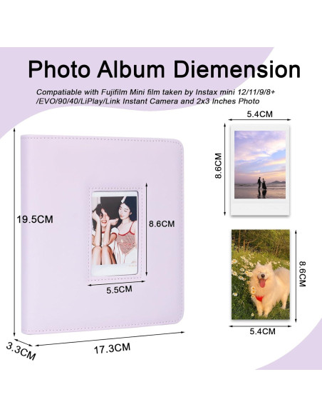 Álbum de Fotos 288 Bolsillos Frankmate Púrpura Lila