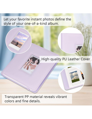 Álbum de Fotos 288 Bolsillos Frankmate Púrpura Lila