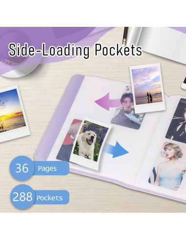Álbum de Fotos 288 Bolsillos Frankmate Púrpura Lila