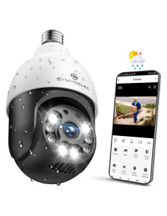 Cámara de Seguridad SYMYNELEC 2.5K WiFi Inalámbrica IP65