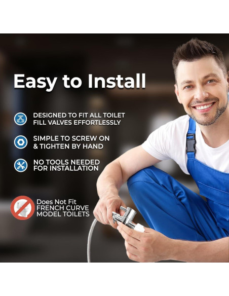 Asiento de Inodoro Bidet GenieBidet Redondo con Boquillas Ajustables