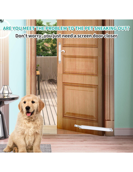 2 Juegos de Cierres de Puerta de Tormenta Josojoou Blanco