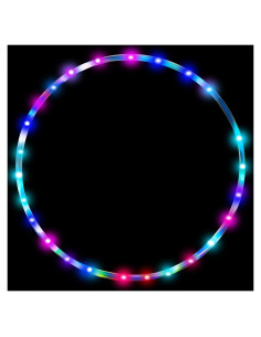 Aro de Fitness LED CAULYA 24" (60.96cm) Plegable para Adultos y Niños