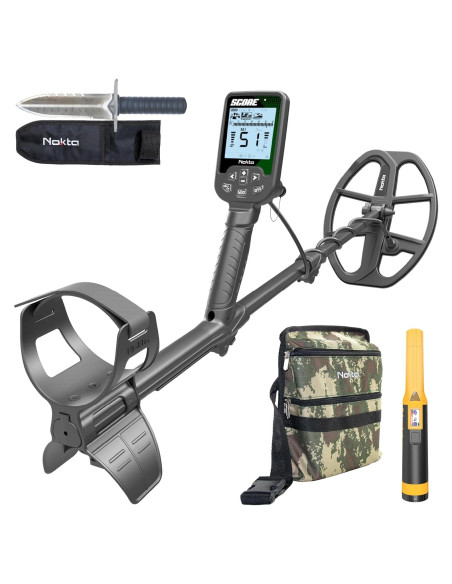 Detector de Metales Nokta Score IP68 Recargable 12" para Adultos