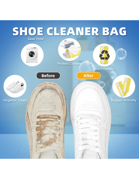 Bolsa de Lavado de Zapatos Prcivr - Microfibra Reutilizable 2 Unidades