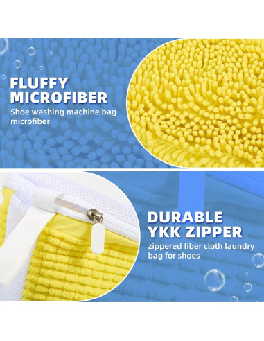 Bolsa de Lavado de Zapatos Prcivr - Microfibra Reutilizable 2 Unidades