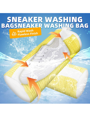 Bolsa de Lavado de Zapatos Prcivr - Microfibra Reutilizable 2 Unidades