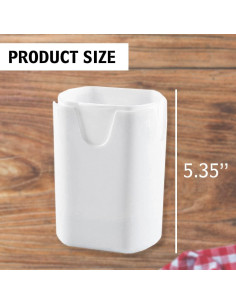 Cortador de Papas Fritas Instinto Asesino Blanco Manual 14x10cm 2