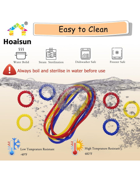 Collares y Pulseras Masticables Hoaisun - Paquete de 12 Unidades