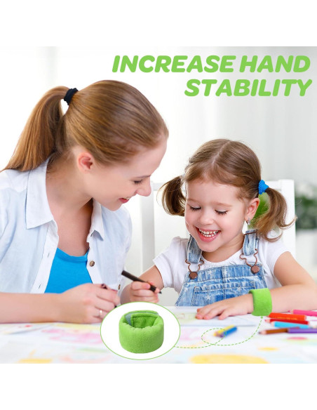 Pulseras Sensoriales con Peso JXM para Niños - Verde - 0.115 kg