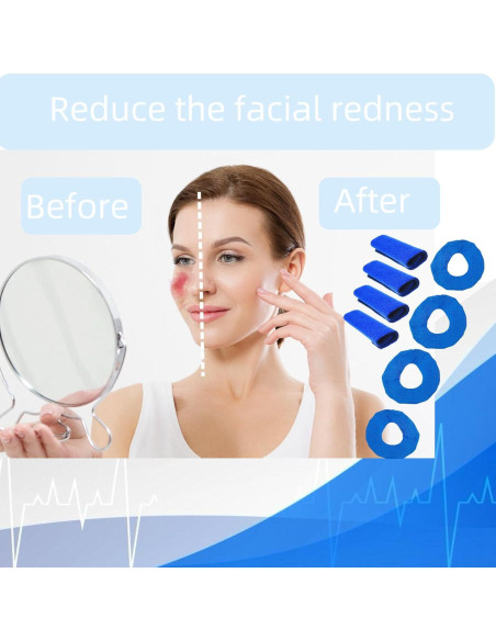 Paquete de 4 forros y 4 cubiertas CPAP playWooWgo Azul Paquete de 4 forros y 4 cubiertas CPAP playWooWgo Azul