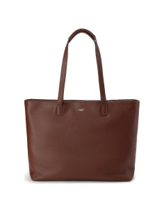 Bolso Tote Grande de Cuero KNOMO Maddox para Laptop 15.6"