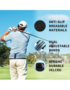 Cinturón Sacroilíaco LINAZI Plus para Alivio de Dolor - Azul 2