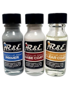 Pintura Automotriz R&E WA3024 Plateado Metálico 1.5 oz