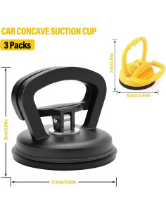 Extractor de Abolladuras de Coche Bai Jine, Kit de 3 Copas de Succión 2